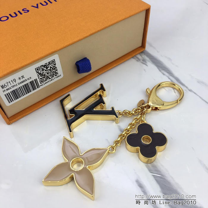 路易威登LV 頂級原單 M67119卡其 Fleur de Monogram 包飾 任意搭配 路易威登各個標誌性包款  ydh1021